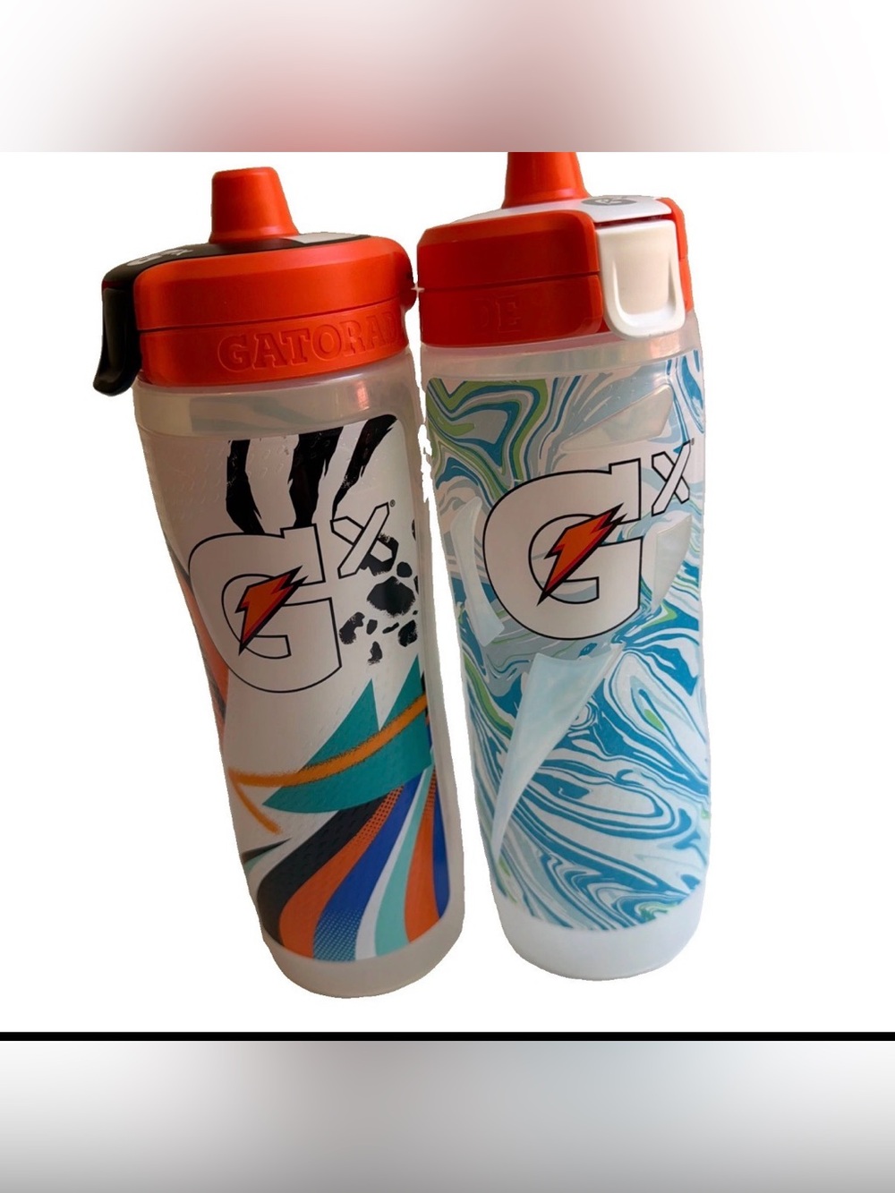 Lot of 2 Gatorade Water Bottles